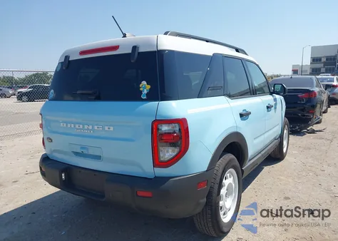 2025 Ford Bronco Sport Heritage из США, поврежденный, VIN 3FMCR9GN0SRE23684